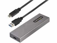 StarTech.com USB-C M.2 Externes Gehäuse für NVMe und SATA M.2 - USB-C/USB-A auf M.2