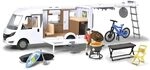 Dickie Toys Spielzeug Wohnmobil (30 cm) - Aufklappbarer Hymer Camping Van mit Figur,