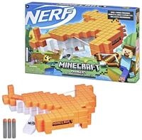 Darts abfeuernde Nerf Minecraft Pillager&lsquo;s Armbrust, echte Armbrust-Action,