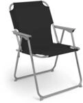 Spetebo Piccolo Campingstuhl - schwarz - klassischer Gartenstuhl zum Zusammenklappen