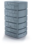 Regenwasserbeh&auml;lter Tower Stone 500L Grau Regentonne Regenwassertonne Regentank