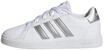 adidas Unisex Kinder Grand Court Lifestyle Tennis Lace-Up Shoes, White/Matte