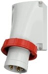 MENNEKES CEE Wandger&auml;testecker, 63 A, 5-polig, 400 V, 6h, IP67, Schraubkontakt,