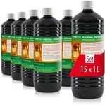 H&ouml;fer Chemie FLAMBIOL Gereinigtes Petroleum 15 x 1 L Heiz&ouml;l - Entaromatisierte