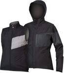 Endura Urban Luminite 3 in 1 Fahrradjacke Schwarz L