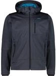 CMP - Herrenjacke mit Kapuze und Rei&szlig;verschluss, Titan Mel., 48