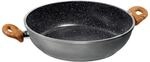 STONELINE Back to Nature Servierpfanne 24 cm, Made in Germany, auch f&uuml;r &ouml;l- und