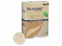 Lucart Toilettenpapier EcoNatural 250 Blatt, 3-lagig, 30 Rollen, 10 x 11 cm, 5...