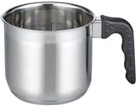 ELO 12814 Milchtopf m.Ausg. 14 cm Serie Turmalin, Induktion, Edelstahl satiniert,