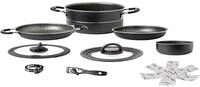FVLFIL Brunner Alu Koch Set Pirate &Oslash;24 Camping Outdoor Koch Geschirr K&uuml;che Topf