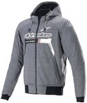 Alpinestars Chrome Ignition Motorrad Textiljacke, grau/schwarz/wei&szlig;, XL