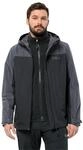 Jack Wolfskin Herren Taubenberg 3in1 Jkt M Jacket, Phantom, S EU