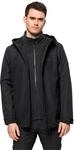Jack Wolfskin Herren Taubenberg 3in1 Jkt M Jacket, Schwarz, M EU