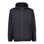 CMP Herren Regenjacke f&uuml;r Herren mit Kapuze Regenjacke | Wassers&auml;ule 5, Winddicht &