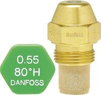 Danfoss &Ouml;ld&uuml;se LE-H Hohlkegel 0.40 USgal/h, 80 Grad, m. Abschlu&szlig;ventil