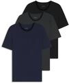 BOSS Hugo Herren T-Shirt Rn 3p Co T-Shirt Open Blue 497, M