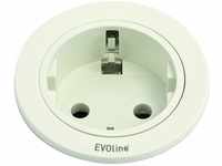 EVOline 159280004300 Einbau-Steckdosenleiste 1fach Weiß 1St.