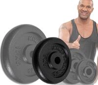 Miweba Sports Hantelscheiben Set HSG | 𝐏𝐫𝐨𝐟𝐢 Hanteln - 1.25-10.0 Kg