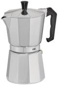 Cilio Espressokocher Classico f&uuml;r 6 Tassen | H&ouml;he: 20 cm | &Oslash;: 9 cm 