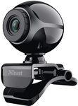 Trust 17003 Exis Webcam 300K mit Mikrofon, schwarz/silber