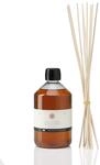 Raumduft Nachf&uuml;ll-Set &bdquo;Zimt-Orange 500 ml inkl. 10 Rattan-St&auml;bchen - Duft&ouml;l mit