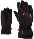 Ziener M&auml;dchen LULA Ski-Handschuhe/Wintersport | wasserdicht atmungsaktiv, black,