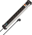 Brennenstuhl Premium-Alu-Line Steckdosenleiste 10-Fach/Steckerleiste aus...
