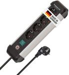 Brennenstuhl Premium-Alu-Line Steckdosenleiste 4-Fach/Steckerleiste aus...