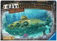 Ravensburger EXIT Adventskalender 2020 - Das gesunkene U-Boot - Ideal f&uuml;r Escape