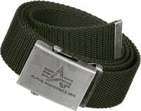 Alpha Industries Heavy Duty Belt 4 cm Unisex G&uuml;rtel Olive