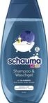 Schauma Schwarzkopf Kids Shampoo & Waschgel Blaubeere (1x 250 ml), Kinder Shampoo