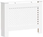 vidaXL Heizk&ouml;rperabdeckung Wei&szlig; 112&times;19&times;81,5 cm MDF