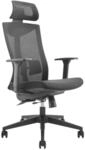 Ergo Office ER-414 Ergonomischer B&uuml;rostuhl mit R&auml;dern und Lordosenst&uuml;tze Drehstuhl
