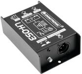 OMNITRONIC LH-053 DI-Box passiv | Passive 1-Kanal-DI-Box, Schwarz