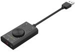 TerraTec AUREON 5.1 USB Externe Soundkarte 2 in 1 USB Stereo Sound Card Adapter mit