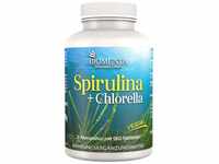 BIOMENTA Spirulina + Chlorella - 180 hochdosierte Spirulina Chlorella Tabletten...