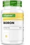 Vit4ever Boron - 3 mg reines Bor je Tablette - 365 Tabletten im Jahresvorrat - Ohne