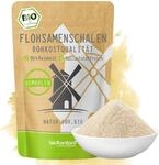 bioKontor Bio Flohsamenschalen gemahlen 1000g 1kg &ndash; Flohsamenschalen Pulver fein