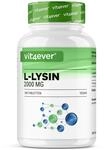 vit4ever L-Lysin - 160 Tabletten - Hochdosiert mit 2000 mg L-Lysin HCL pro Tag - Aus