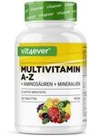 Multivitamin A-Z - 365 Tabletten (12 Monate) - 32 aktive Inhaltsstoffe - Kombination