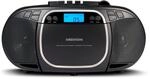 MEDION E66476 Stereo Sound System (Boombox, CD-Player, MP3, Kassette, tragbarer