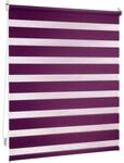 Victoria M. Doppelrollo Klemmfix ohne Bohren, 95 x 150 cm (BxH) Aubergine/Lila, Rollo