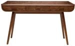 Miliboo Schreibtisch Vintage Holz Nussbaum Hallen