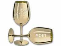 Moët & Chandon Moet & Chandon Imperial Champagner Echtglas Ibiza (Gold), 1 Glas