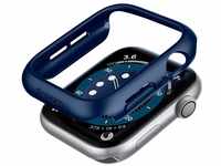 Spigen Thin Fit Kompatibel mit Apple Watch Hülle fur 44mm Serie 6/SE/5/4 - Blau