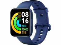 Xiaomi Poco Watch (Blue), SpO2-Messung, Herzfrequenz, AMOLED-Display, 1,6 Zoll, GPS,