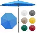 paramondo interpara Sonnenschirm aus 230 g/㎡ Polyesterfaser, Rund &Oslash; 3,5 m,