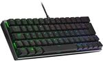 Cooler Master SK620 Kabelgebundene Gaming-Tastatur &ndash; Kompaktes 60%-Layout, Flache