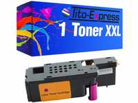 Tito-Express PlatinumSerie 1x Toner-Kartusche XXL Magenta für Dell C1660 C1660w