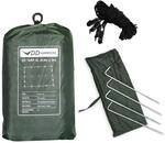 DD Tarp XL - Regendach Zelt Plane olivgr&uuml;n 4,5 x 3 Meter